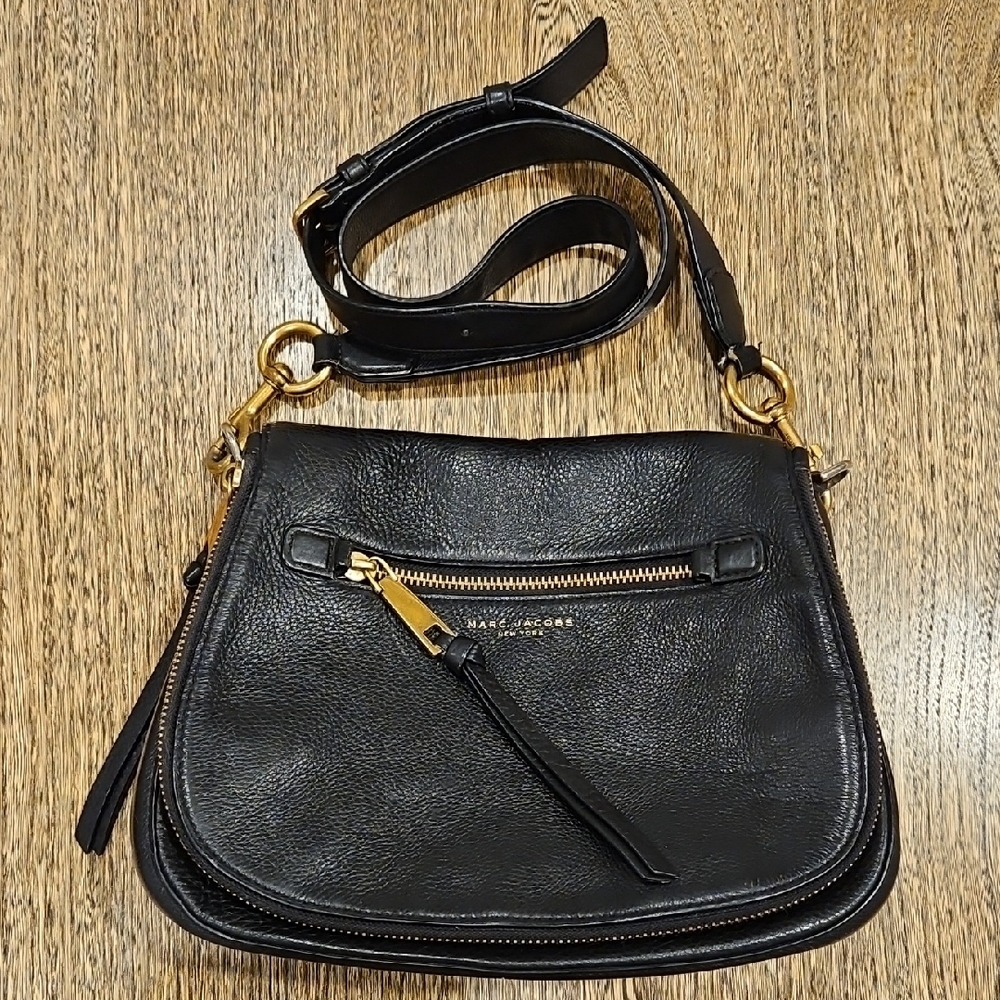 Marc Jacobs Nomad Recruit Leather Saddlebag Large